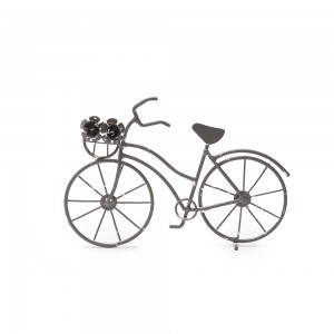 μπομπονιέρα Ποδήλατο grey-white vintage 15,5 x 10,5cm